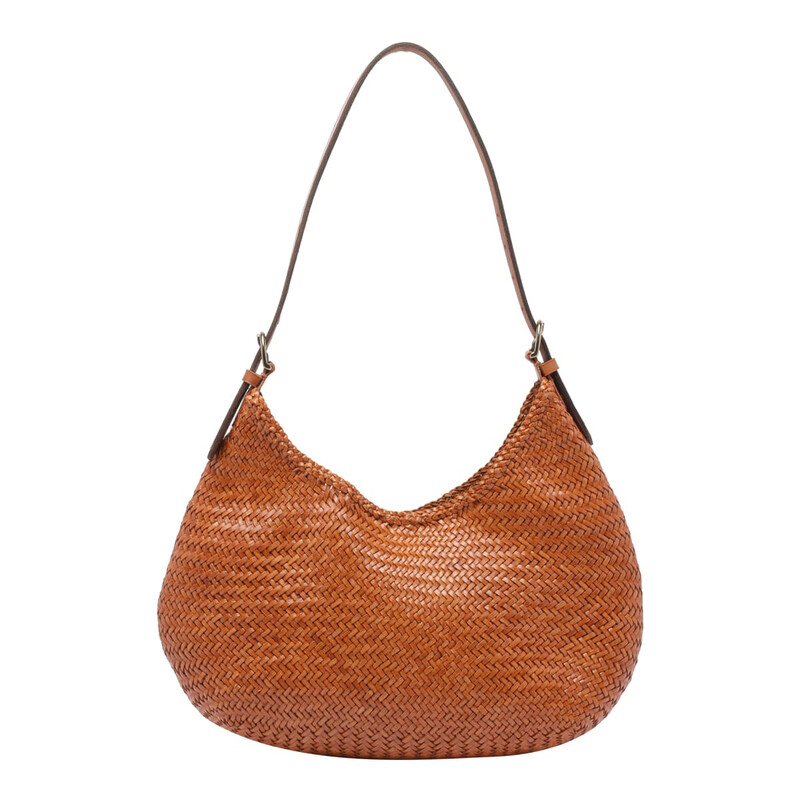 Dragon Diffusion Luna Mezza Shoulder Bag 8021TAN - Handbags - Jomashop
