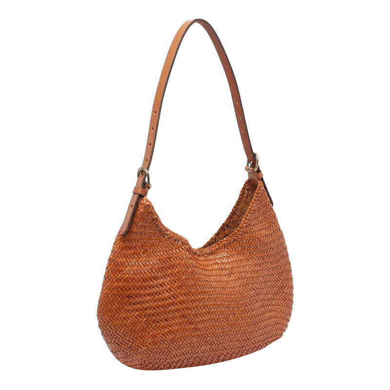 Dragon Diffusion Luna Mezza Shoulder Bag 8021TAN - Handbags - Jomashop