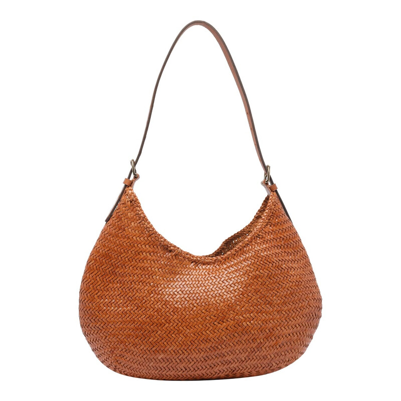 Dragon Diffusion Luna Mezza Shoulder Bag 8021TAN - Handbags - Jomashop