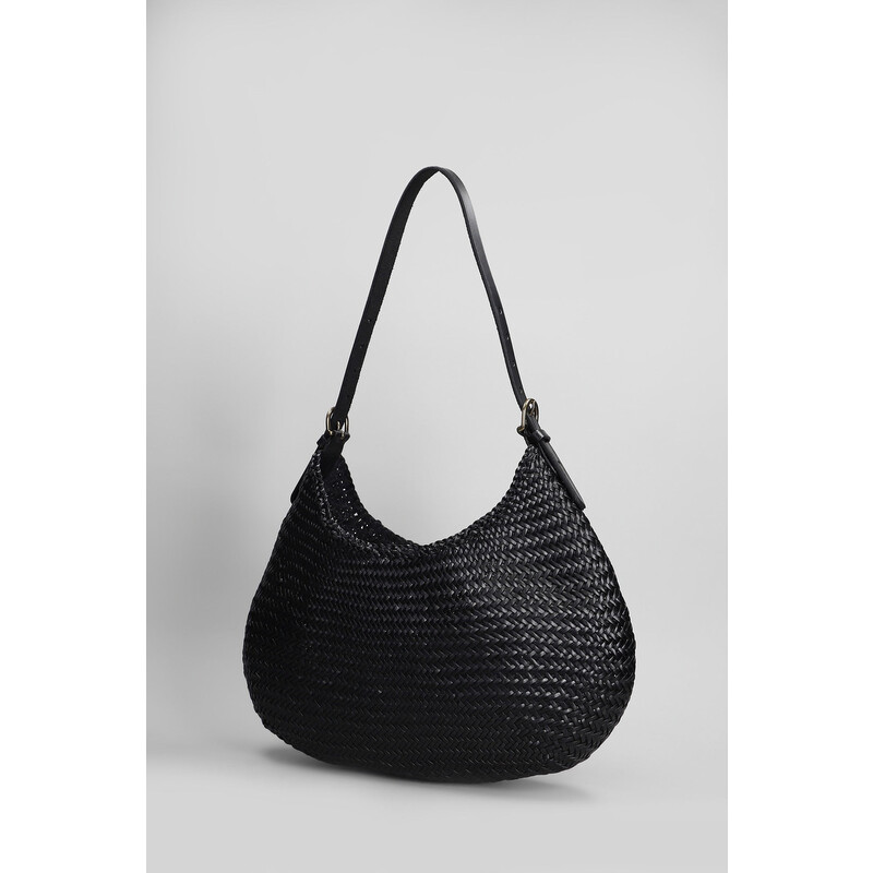 Dragon Diffusion Luna Mezza Tote In Black Leather 8021 - Handbags ...