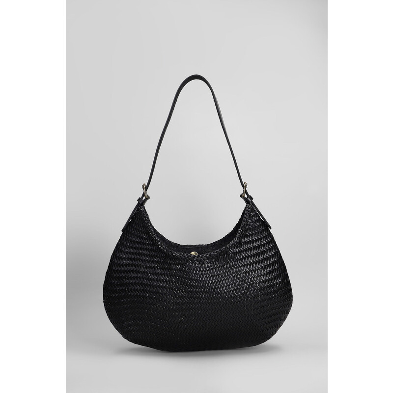 Dragon Diffusion Luna Mezza Tote In Black Leather 8021 - Handbags ...