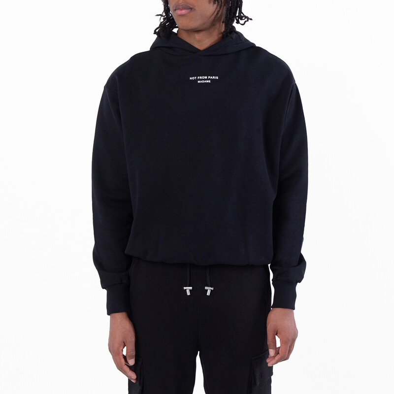 DROLE de MONSIEUR パーカー メンズ Drole De Monsieur Men's Not From Paris Madame Classic Hoodie, Size
