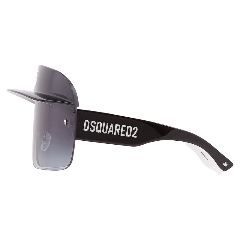 Dsquared2 Grey Gradient Shield Men's Sunglasses ICON 0001/S 0807/9O 99 ...