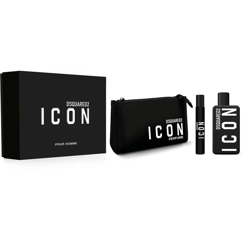 Dsquared2 Men's Icon 3pcs EDP Gift Set 8011003903450 - Fragrances