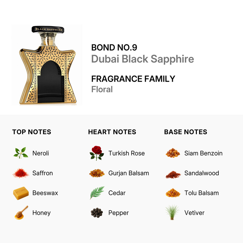 Bond No.9 Dubai Black Sapphire / Bond No.9 EDP Spray 3.3 oz (100