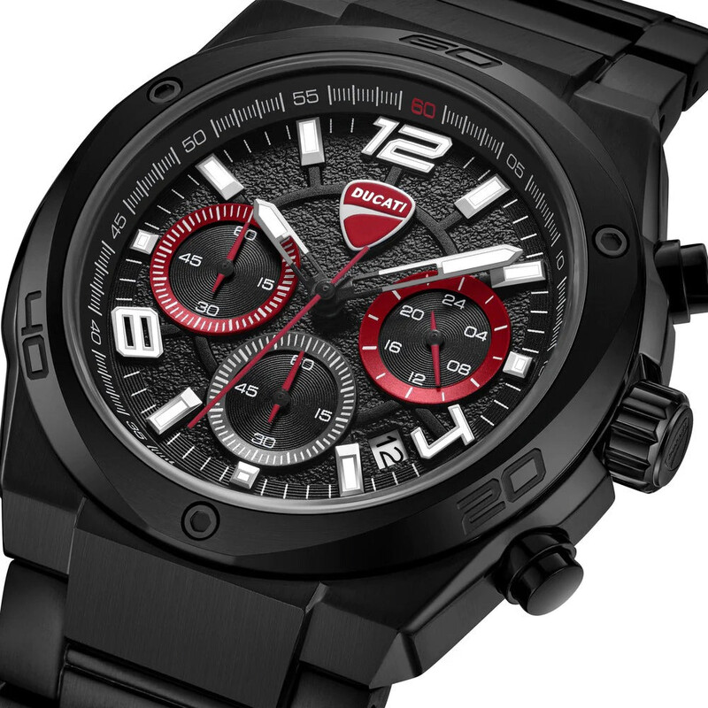 Ducati Chronograph Quartz Black Dial Men's Watch DTWGI0002402