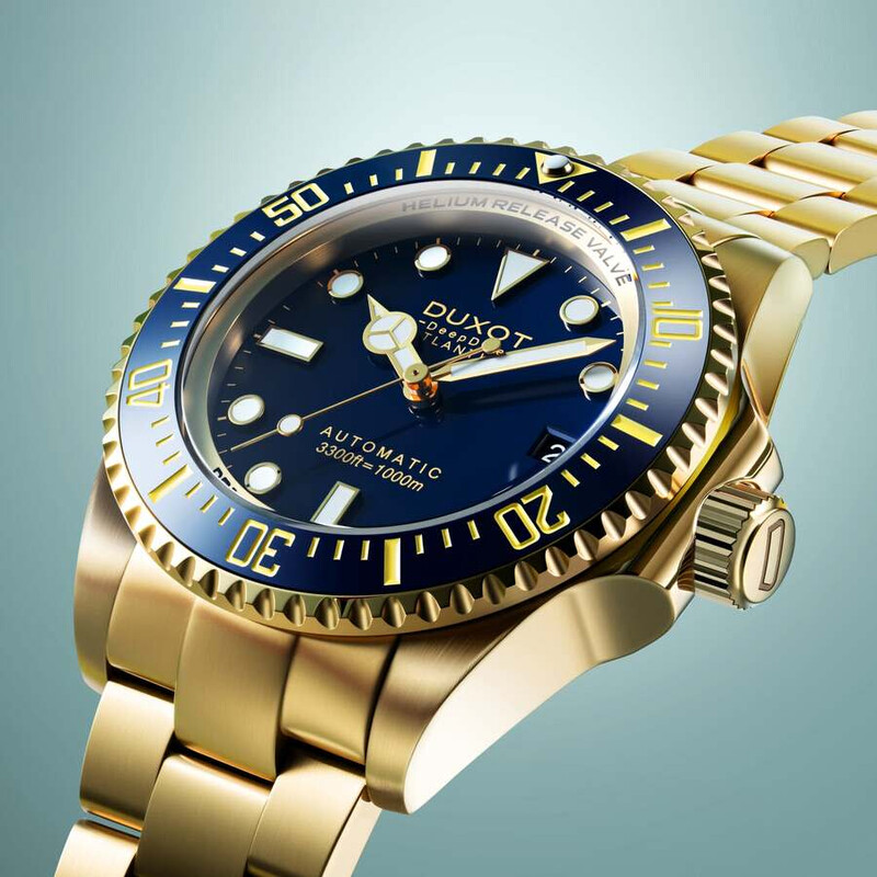 Duxot Atlantica Automatic Blue Dial Men display picture 3