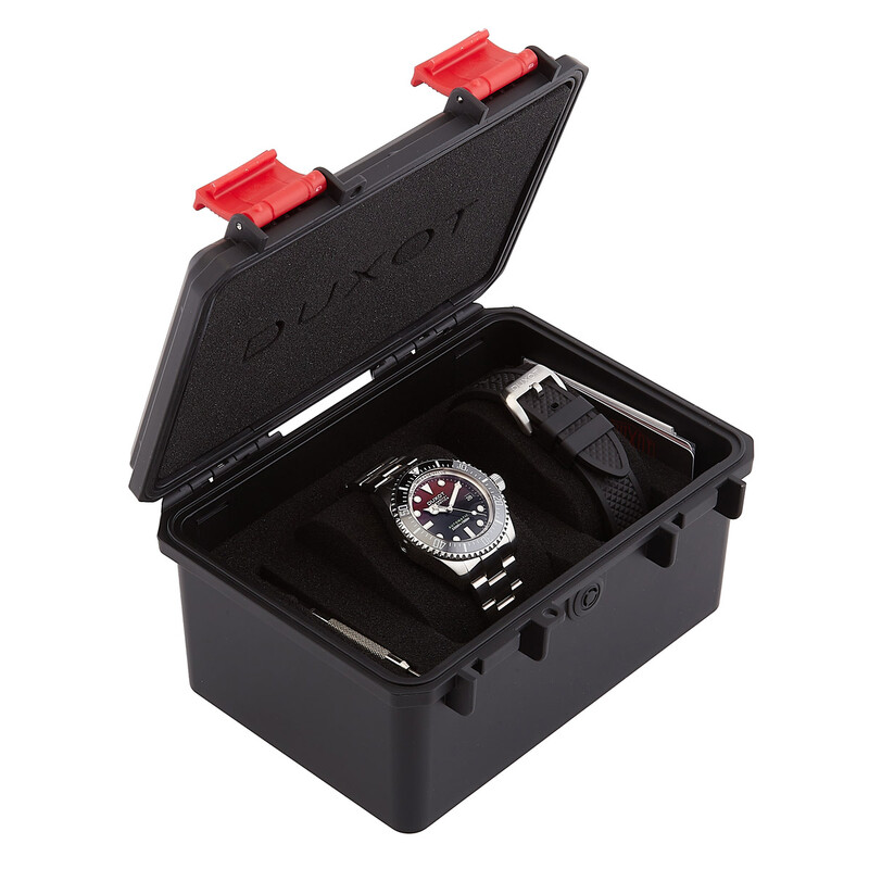 Duxot Atlantica Deep Dive Automatic Red Dial Men's Watch DX-2066