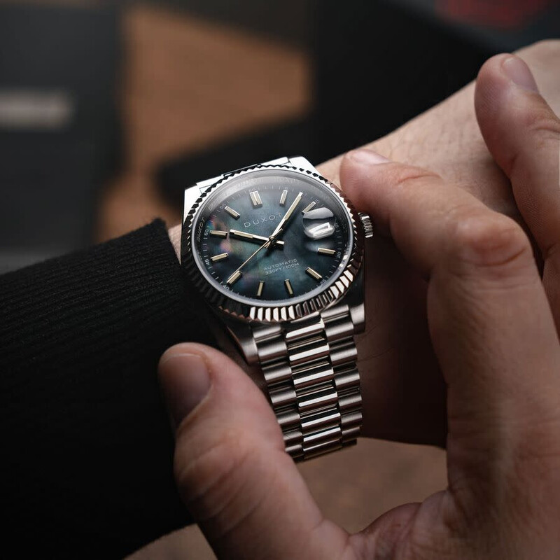 Duxot Marcel Automatic Black Dial Men's Watch DX-2059-22