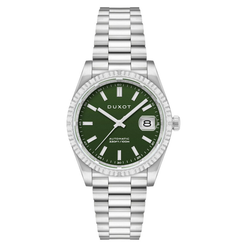 NWT Duxot Marcel Automatic Green Dial Men\'s Watch Jade Green | Marcel Automatic – Duxot Watches main image 2