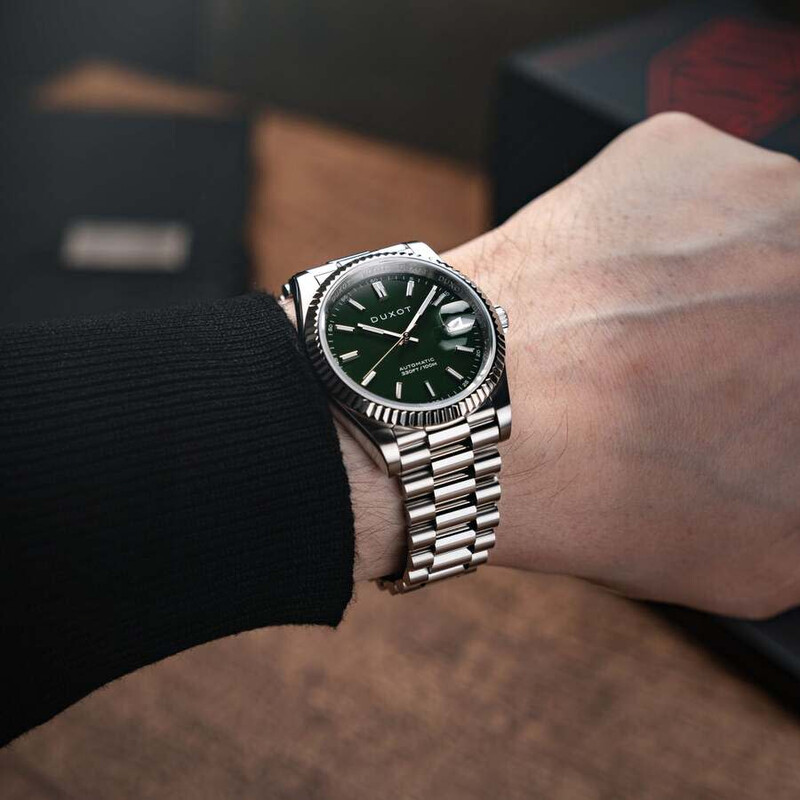 Duxot Marcel Automatic Green Dial Men's Watch DX-2059-55