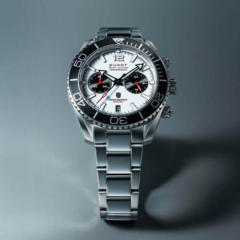 Duxot Tiburon Chronograph Quartz White Dial Men's Watch DX-2062-44