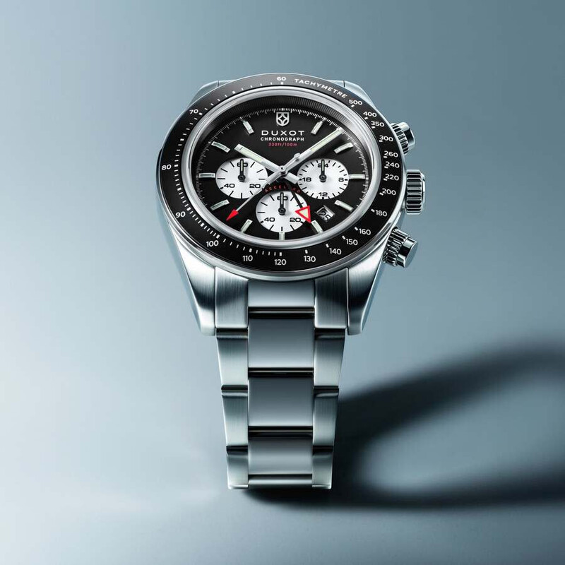 Duxot Vitesse Chronograph Black Dial Men's Watch DX-2072-11