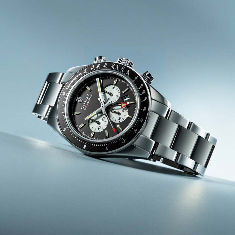 Duxot Vitesse Chronograph Black Dial Men's Watch DX-2072-11