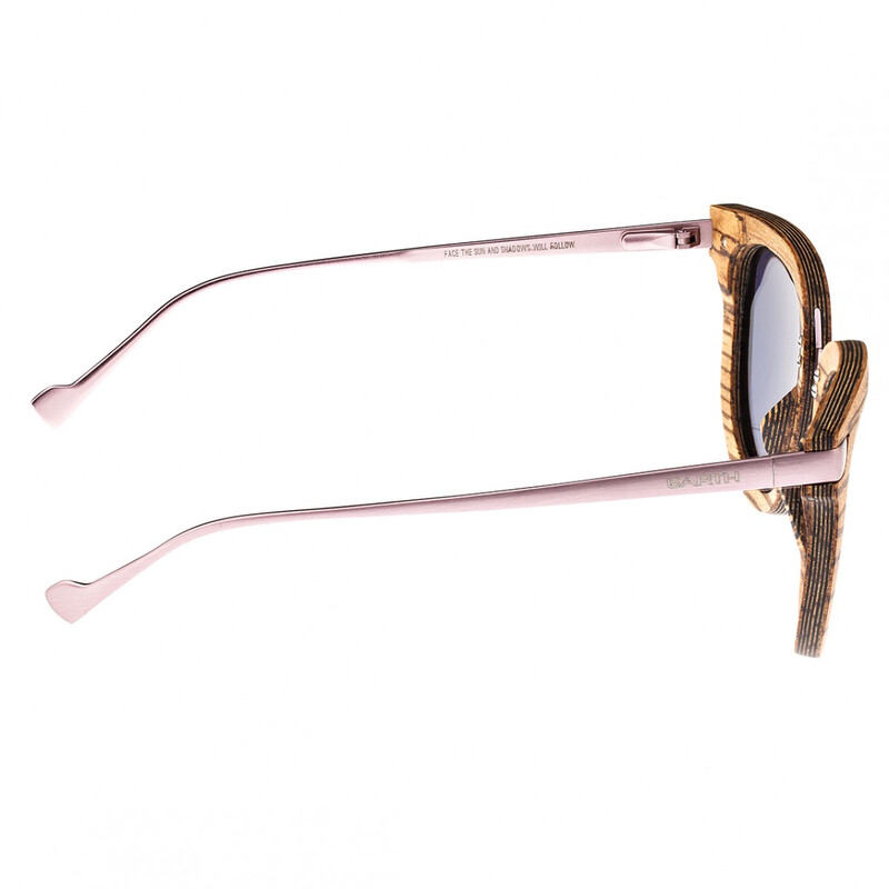 Earth Nissi Rose Gold Mirrored Triacetate Cellulose (Tac) Multi