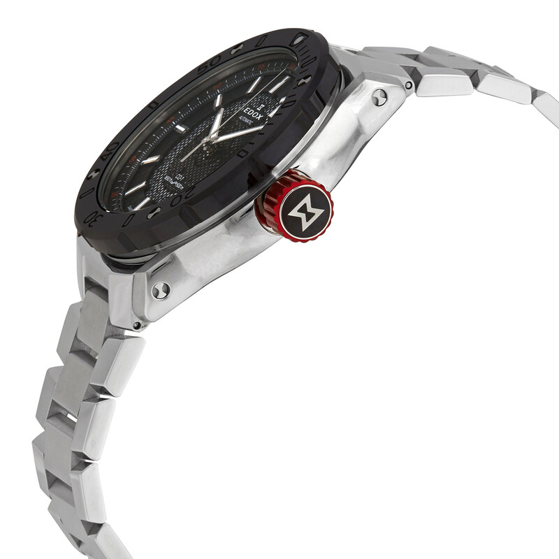 Edox Chronoffshore-1 Automatic Black Dial Men's Watch 80099 3RM