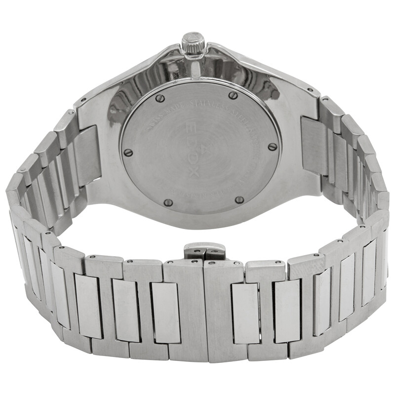 Edox Delfin Quartz Black Dial Men's Watch 71289 3M NIN