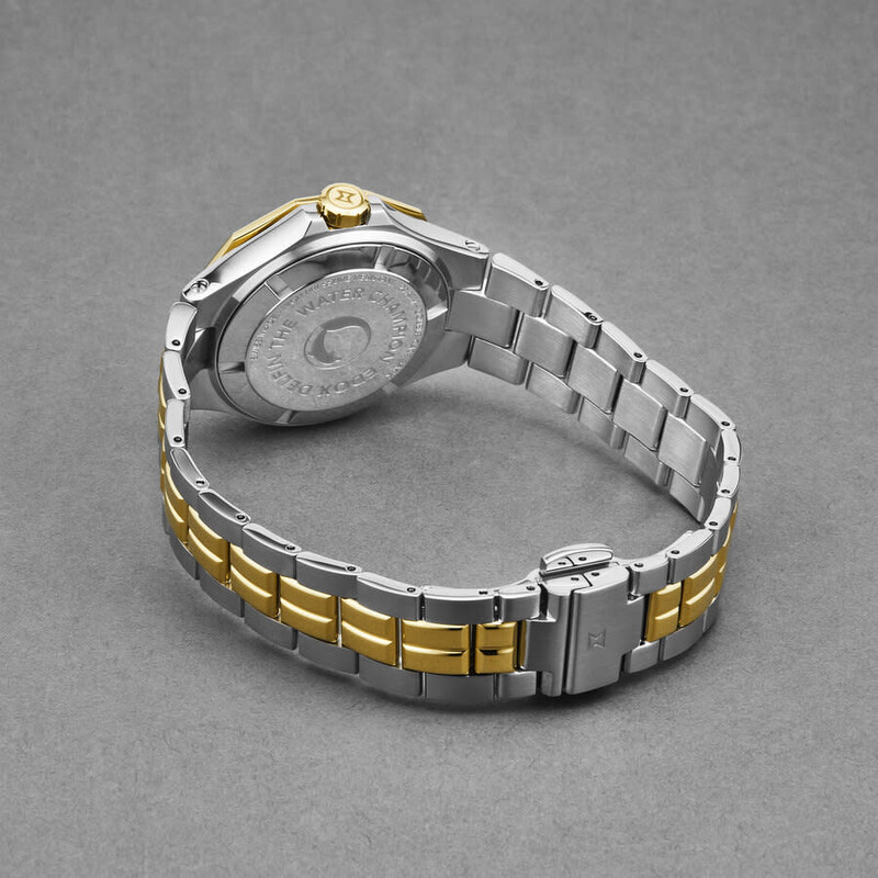 Edox Delfin Quartz Diamond Black Dial Ladies Watch 53020-357JM-NID