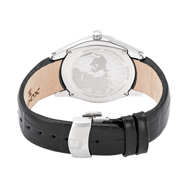 enDo② Edox Grand Ocean Silver Dial Men's Watch 56002 3C AIN