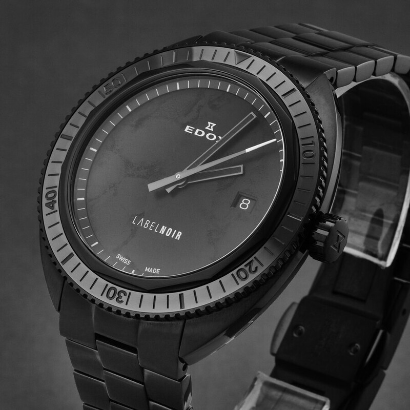 Edox Hydrosub Automatic Black Dial Men's Watch 80128 NLNM NLN