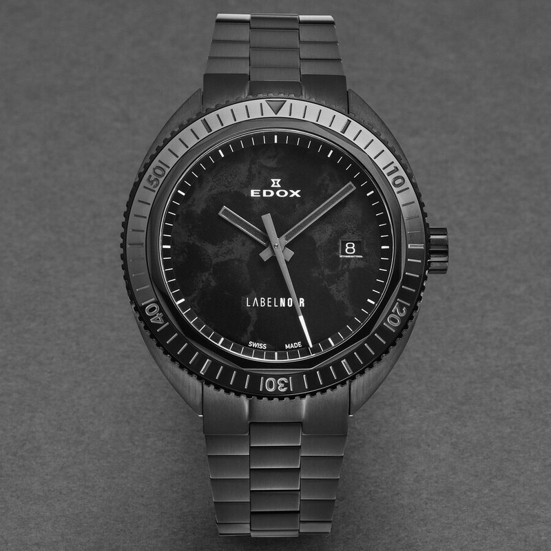 Edox Hydrosub Automatic Black Dial Men's Watch 80128 NLNM NLN