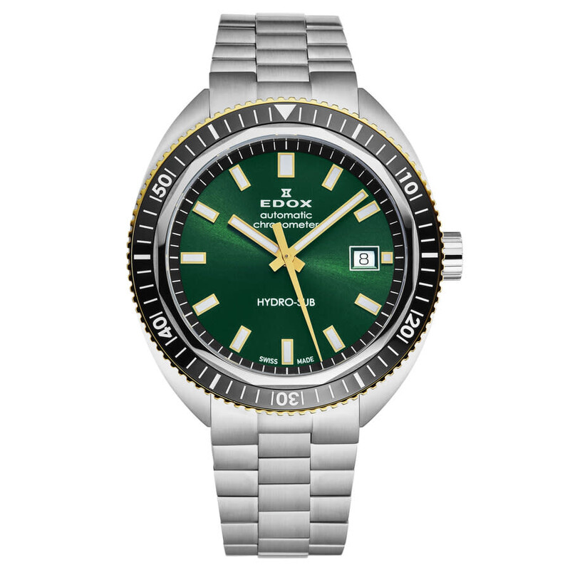 Hedorah サイケデリックカラー メタリック Ver. Edox Hydro-Sub Green Dial Men's Watch 80128 357JNM VID - Watches