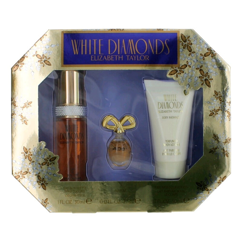 Elizabeth Taylor Ladies White Diamonds Gift Set Fragrances