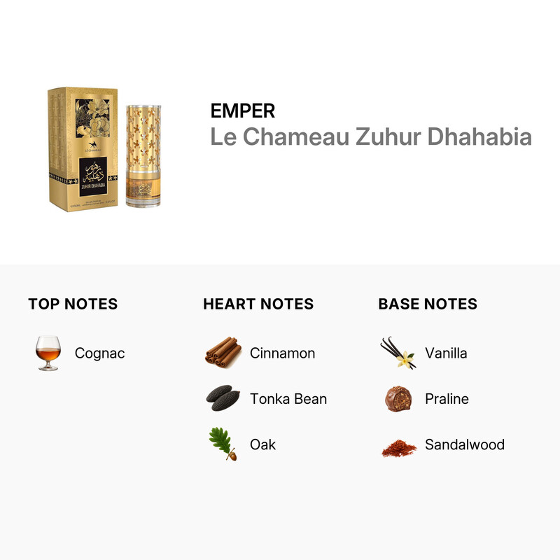 Emper Ladies Le Chameau Zuhur Dhahabia EDP Spray 2.7 oz Fragrances