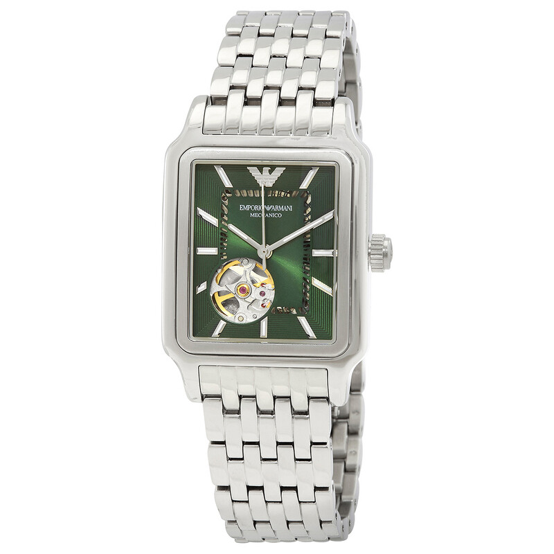 Emporio Armani Automatic Green Dial Men's Watch AR60067 - Watches