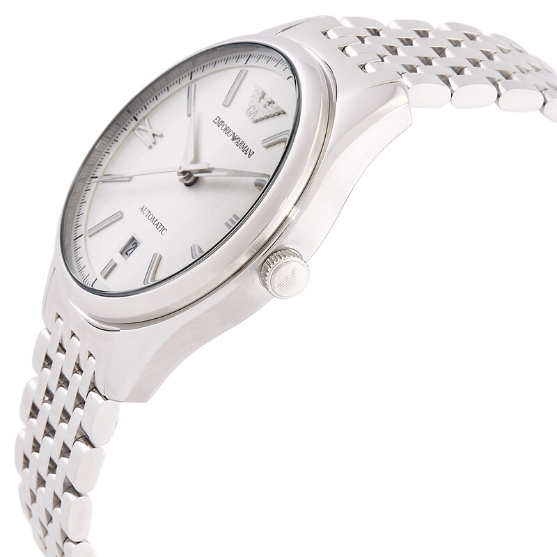 Emporio Armani Automatic Silver Dial Men's Watch AR60076 - Watches