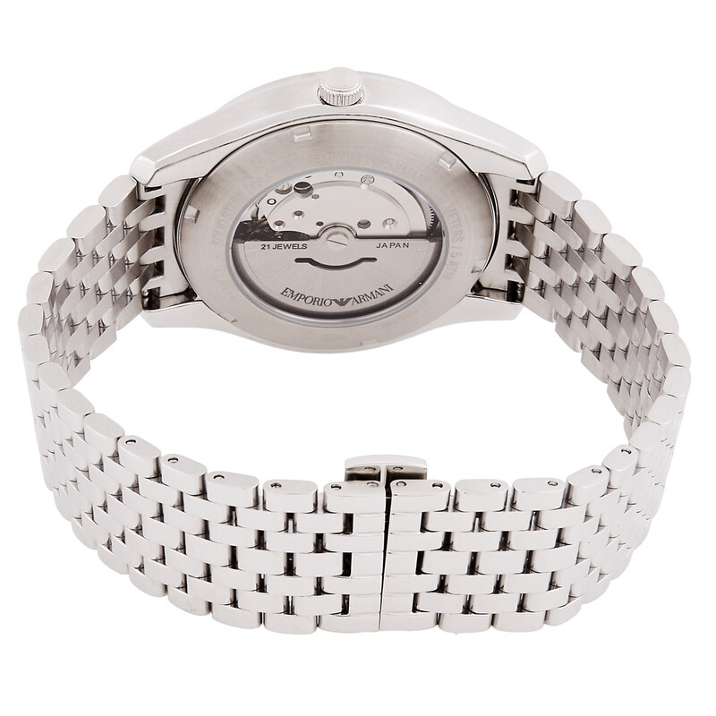 Emporio Armani Automatic Silver Dial Men's Watch AR60076 - Watches