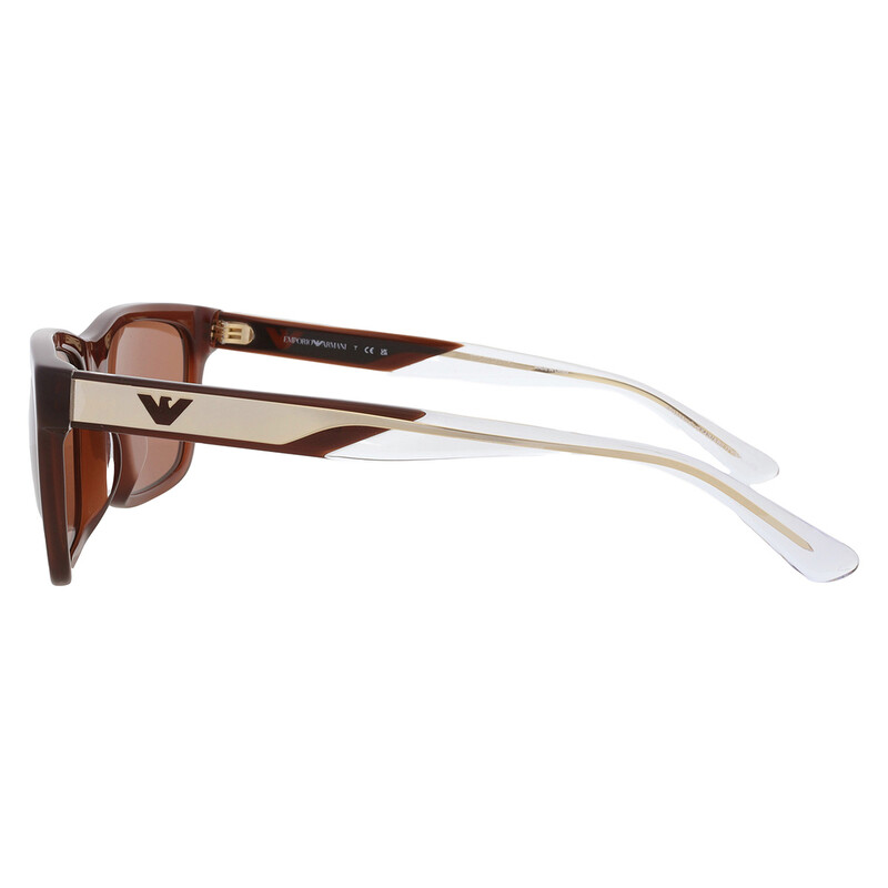 Emporio Armani Brown Rectangular Men display picture 2