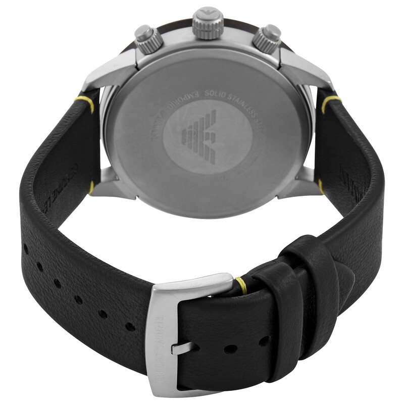 Emporio Armani Chronograph Quartz Black Dial Men's Watch AR11325 ...