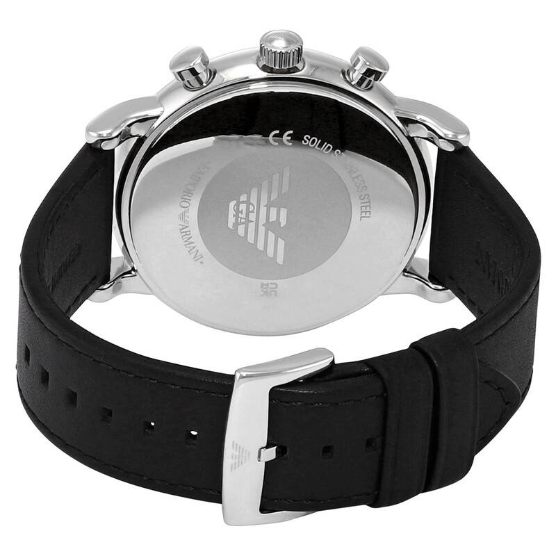 Emporio Armani Classic Chronograph Black Dial Men's Watch AR1828 ...