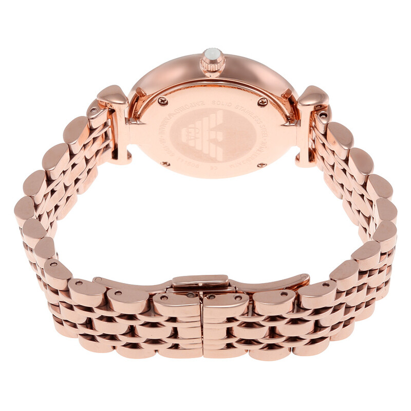 Emporio Armani Classic Mother of Pearl Dial Ladies Watch AR1909 ...