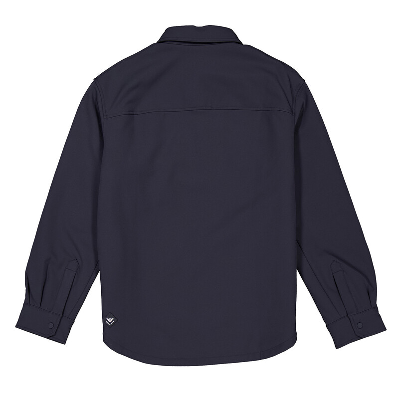 Emporio Armani Comfort-Fit Nylon Shirt Jacket, Brand Size 46 ( US