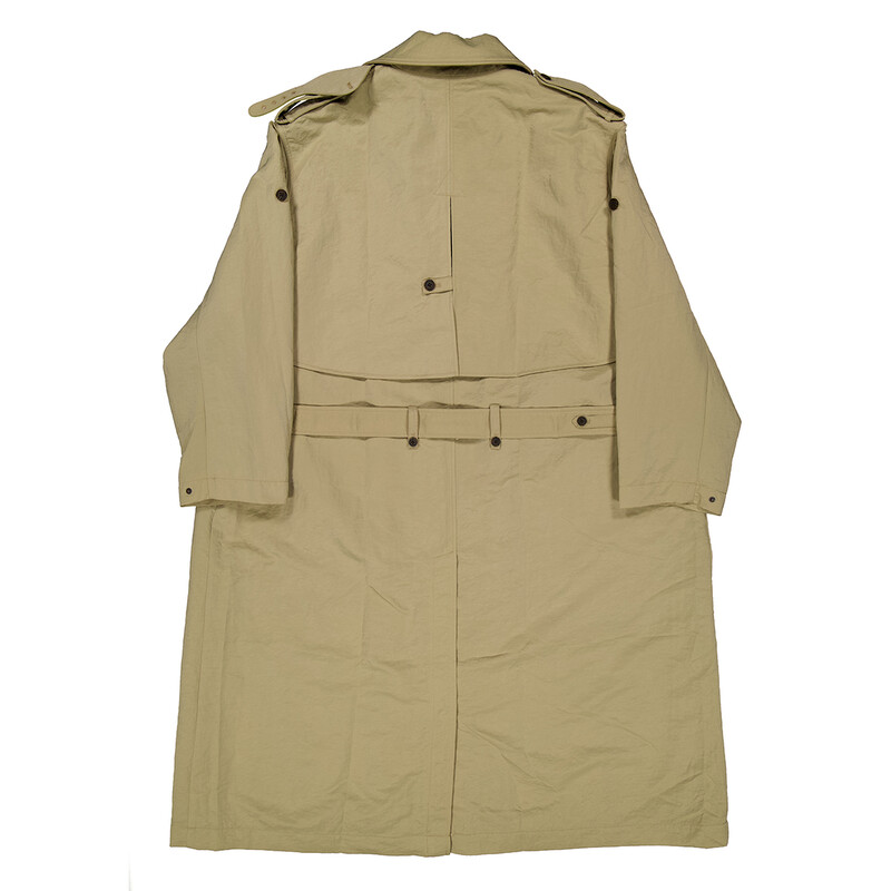 Emporio Armani Double-Breasted Trench Coat, Brand Size 48 (US Size