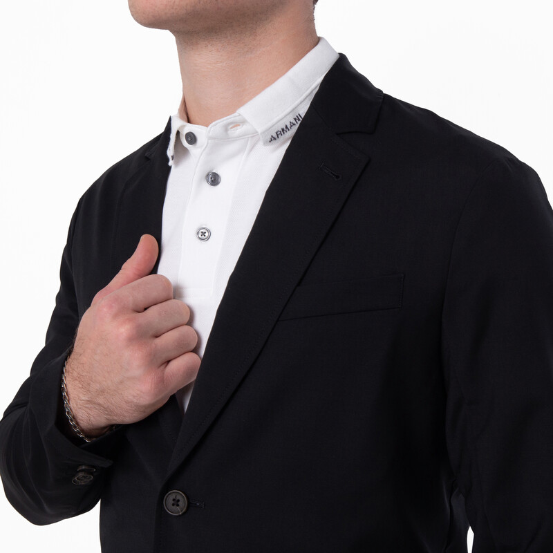 Emporio Armani Men's Single-Breasted Jacket, Brand Size 48 ( US