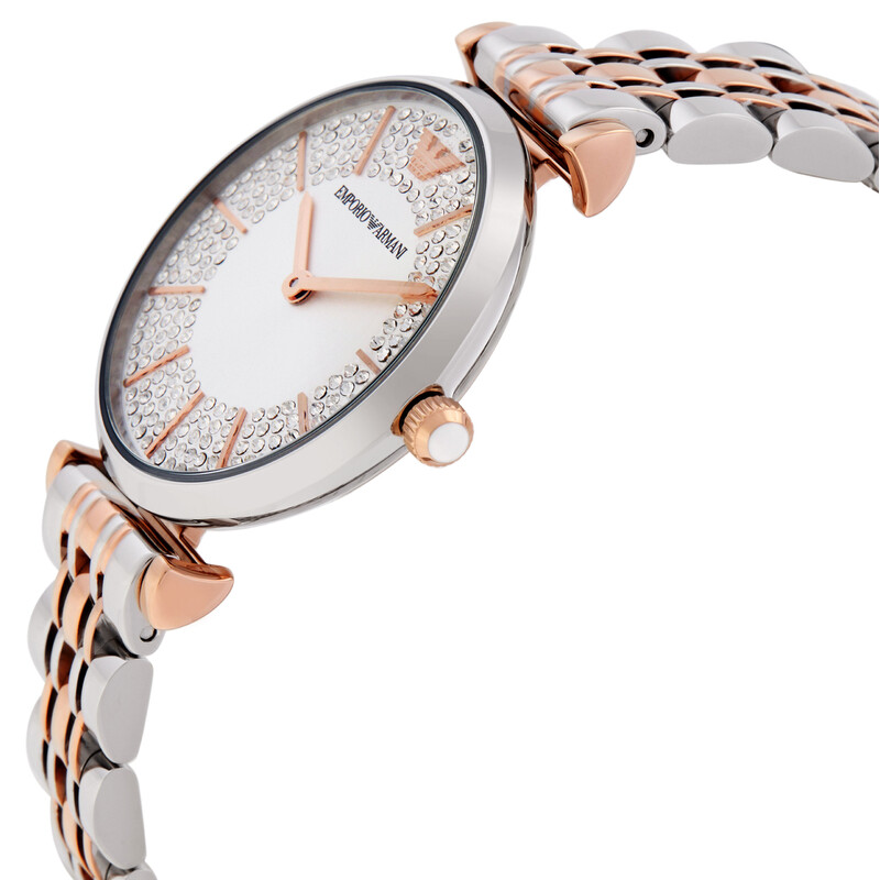 EMPORIO ARMANI COLLECTION EAGLE LOGO LADIES LUXURY WATCH AR5737 EMPORIO ARMANI LADIES LUXURY WATCH AR5737 – JCFashionStore main image 3