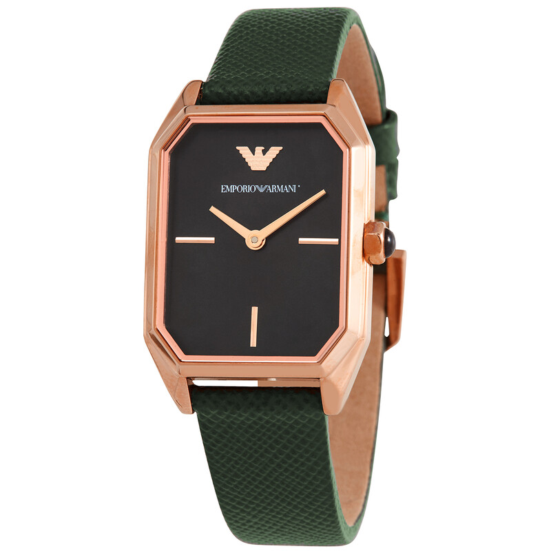Emporio Armani Rose Gold Tone Watch with Black Mother-of-Pearl Dial Emporio Armani Classic AR1802 Black Mother Of Pearl Dial  main image 3