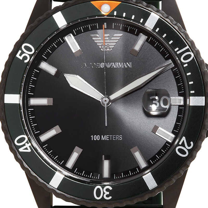 Emporio Armani Three-Hand Quartz Black Dial Men's Watch AR11464 ...
