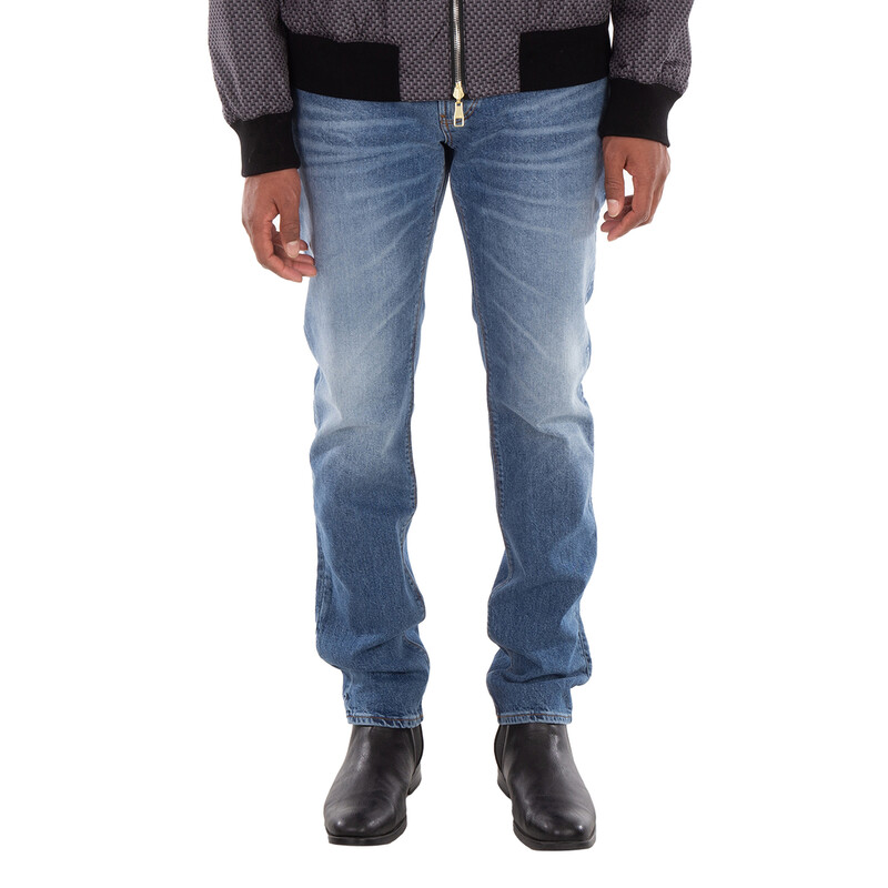 Emporio Armani Veining J06 Slim-Fit Denim Jeans, Waist Size 32