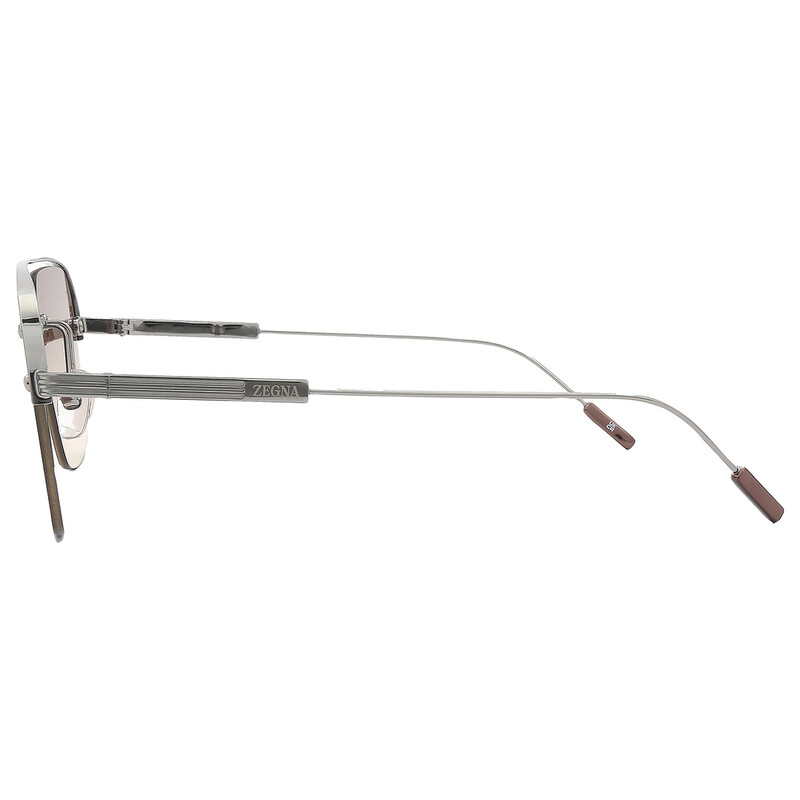 Zegna Ermenegildo Zegna Brown Gradient Navigator Men's Sunglasses