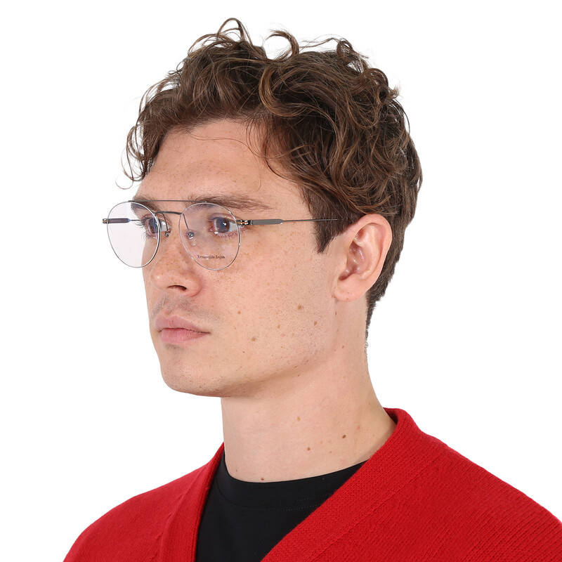 Zegna Ermenegildo Zegna Demo Aviator Men's Eyeglasses EZ5218 008