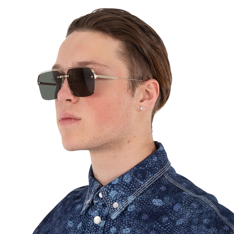 Zegna Ermenegildo Zegna Green Navigator Men's Sunglasses EZ0213