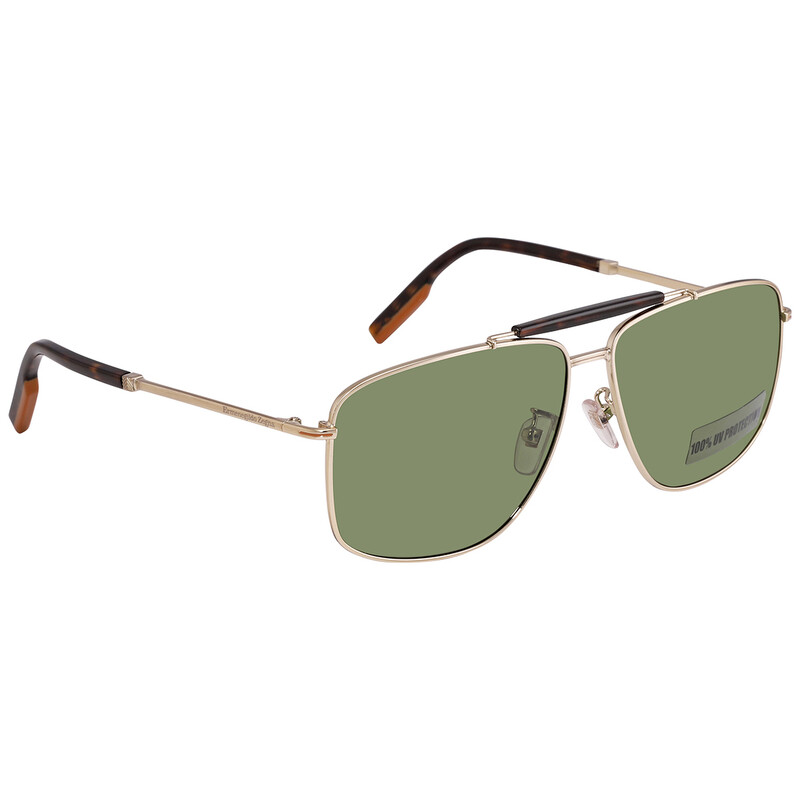 Zegna Ermenegildo Zegna Green Navigator Men's Sunglasses EZ0160-D