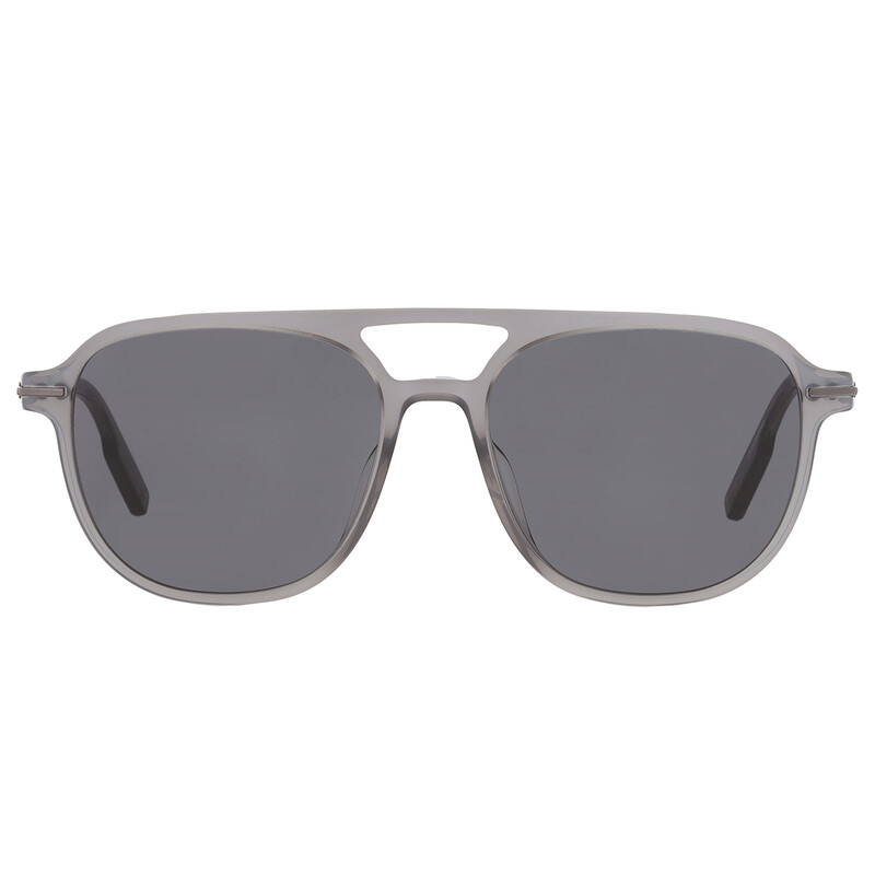 Zegna Ermenegildo Zegna Smoke Navigator Men's Sunglasses EZ0191