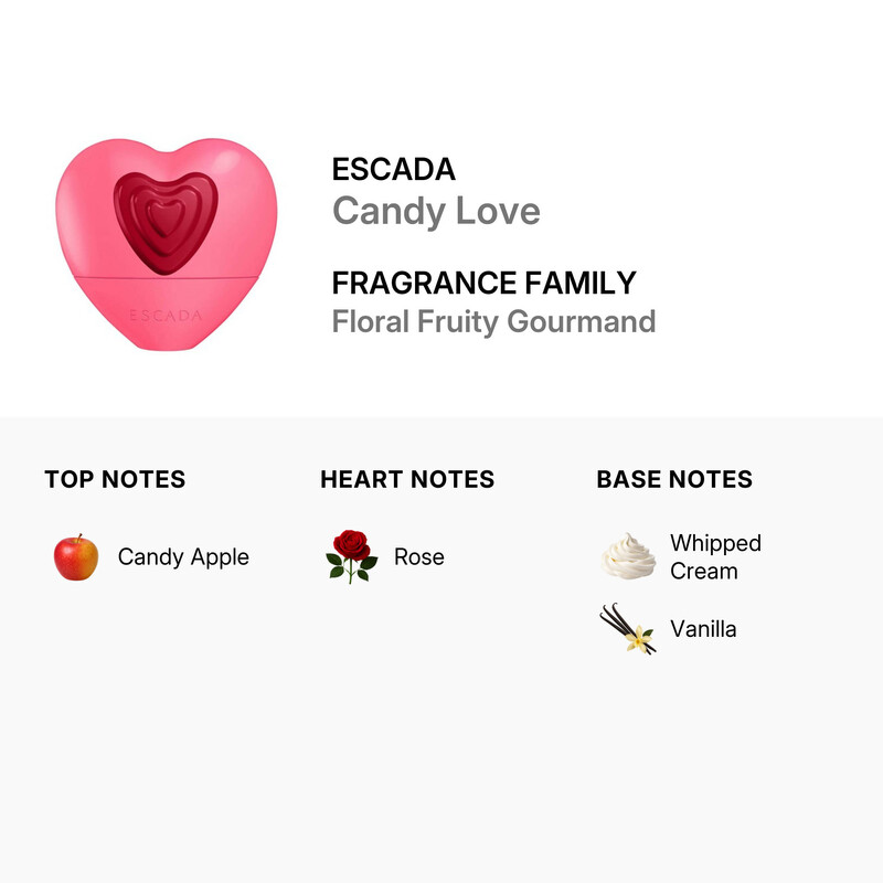 Escada Ladies Candy Love EDT Spray 3.4 oz Fragrances 3614229396867