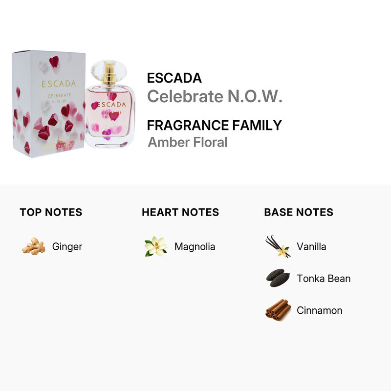 Escada Ladies Celebrate N.O.W. EDP Spray 2.7 oz Fragrances