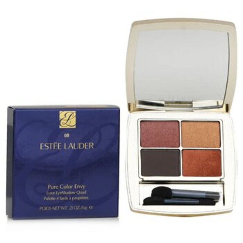 ESTEE Estee Lauder Pure Color Envy Luxe Eyeshadow Quad 0.21 oz # 08 Wild